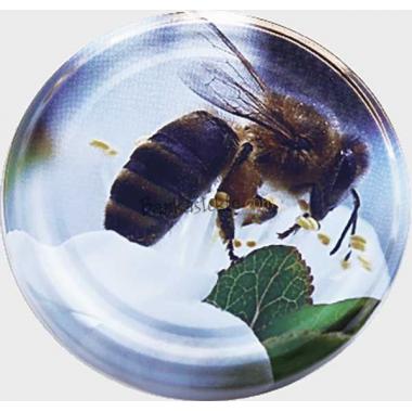 Кришка твіст-офф 82 мм мед бджола твіст-офф / Metal closure twist-off 82 mm honey Bee