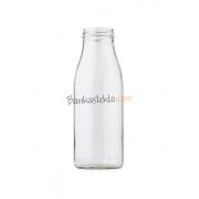 Пляшка скляна 500 мл або 48 мм Молочна (Упаковка 18 шт)