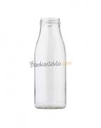 Пляшка скляна 500 мл або 48 мм Молочна (Упаковка 18 шт)