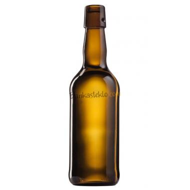 Пляшка пивна Beer LM 0,5л. /500 мл. з бугельною кришкою/пробкою (Упаковка 15 шт)